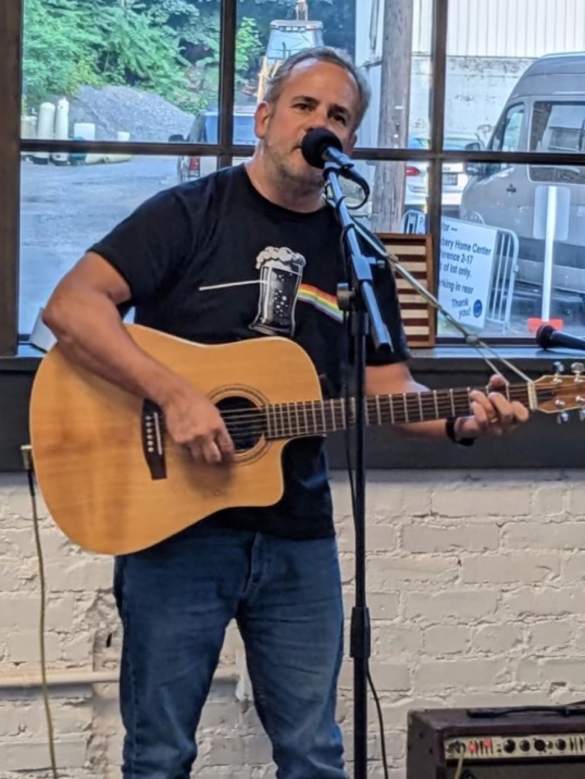 Playing a taproom set
