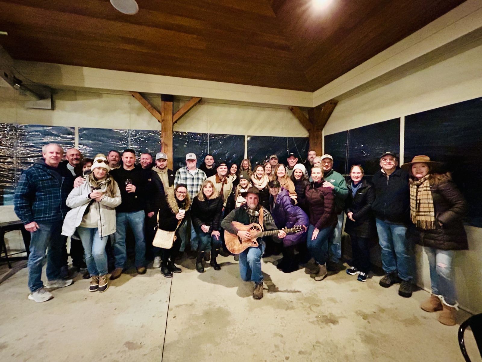Chuck with a packed house after a show